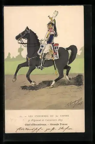 AK 3e Régiment de Cuirassiers 1805, Chef d`Escadrons