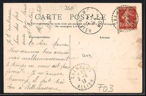 AK Chamblet /Allier, Mairie et Ecoles
