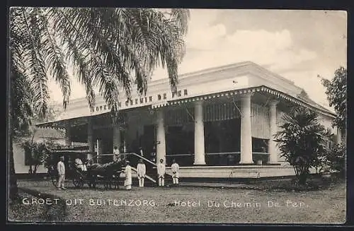 AK Buitenzorg /Bogor, Hotel du Chemin de Fer