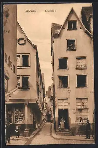 AK Köln, Strassenkreuzung Lintgasse Ecke Buttermarkt