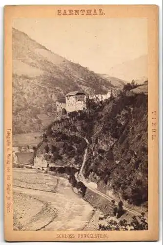 Fotografie Jos. Gugler, Bozen, Ansicht Ritten, Blick nach dem Schloss Runkelstein