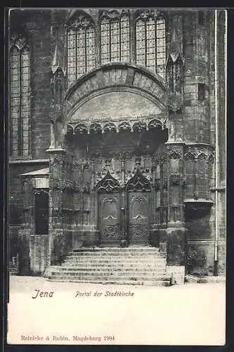 AK Jena, Portal der Stadtkirche