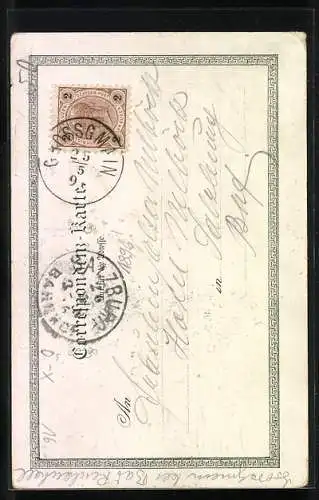 Lithographie Grossgmain, Totalansicht