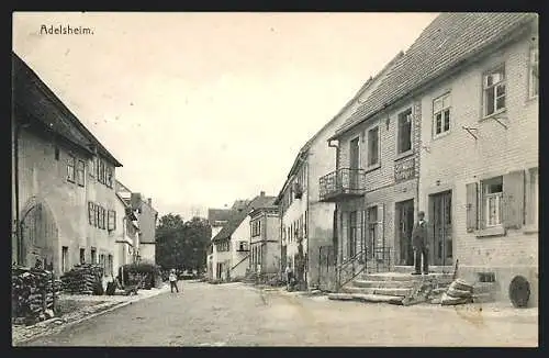 AK Adelsheim, Metzger Carl Walter, Strassenpartie