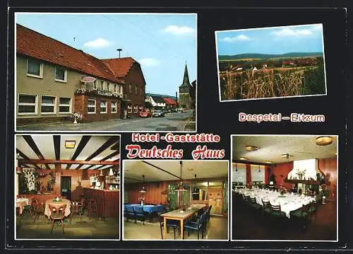 AK Despetal-Eitzum / Gronau, Hotel-Gaststätte Deutsches Haus, Bes. H. Klages