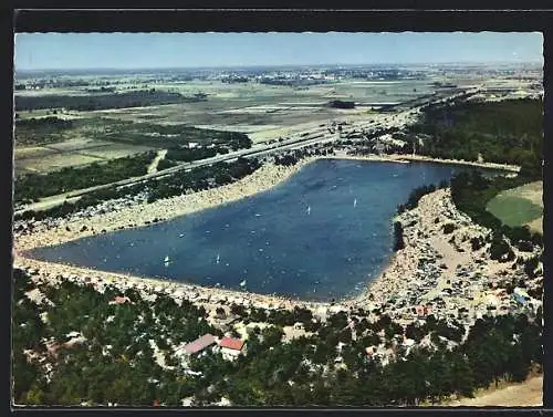 AK Hannover-Garbsen, Lido und Autobahnraststätte Blauer See