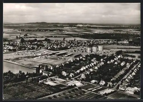 AK Hannover, Luftbild vom Ortsteil Westerfeld