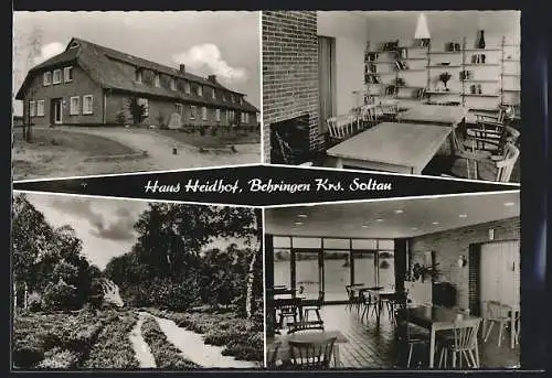 AK Behringen / Lüneburger Heide, Gasthaus Heidhof, Familien-Ferienheim des D. B. S. V. Grevenbroich eV