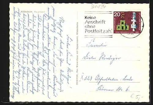 AK Hildesheim, Blick auf die Hauptpost