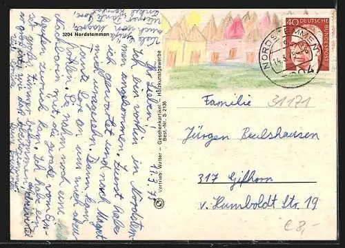 AK Nordstemmen, Friedhof und Kirche, Schule, Freibad
