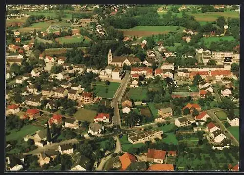 AK Paderborn-Elsen, Ortsansicht vom Flugzeug aus