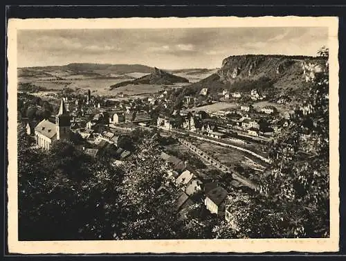 AK Gerolstein, Gesamtansicht mit Eifel-Dolomiten