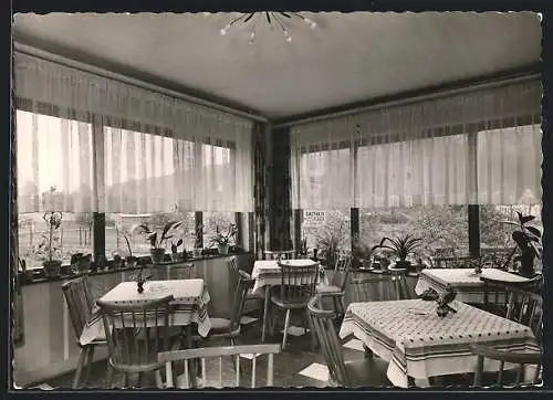 AK Gerolstein /Eifel, Gasthaus Im Stolpereck, Speisesaal