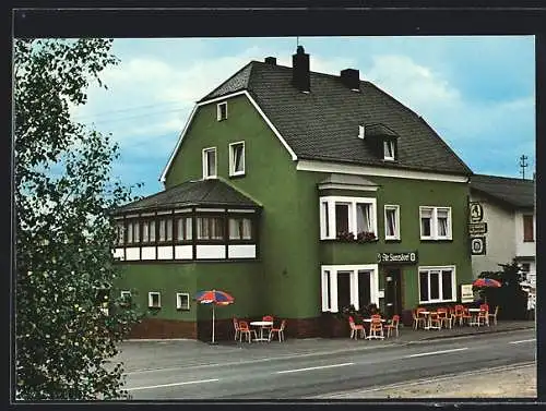 AK Gerolstein /Eifel, Gasthaus-Pension Alt Sarresdorf der Fam. Keil