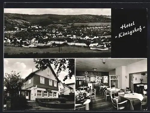 AK Philippsthal-Werra, Das Hotel Königshof mit Gaststube, Gesamtansicht
