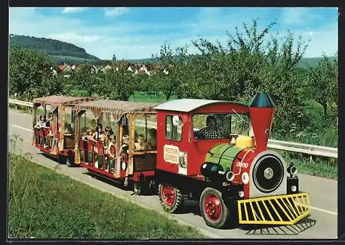 AK Wahlsburg, Kinder in der Kindereisenbahn, Vermietung durch F. Schäfer und H. Herold