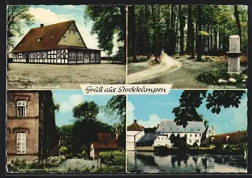 AK Hörste / Westf., Gasthaus Wacker-Kröger, Waldansicht