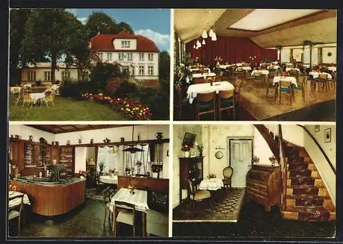 AK Schmilau b. Ratzeburg, Hotel-Restaurant Ulmenhof, Innenansichten