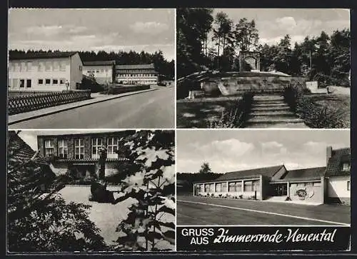AK Zimmersrode-Neuental, Mittelpunktschule, Ehrenmal, Alte Schule