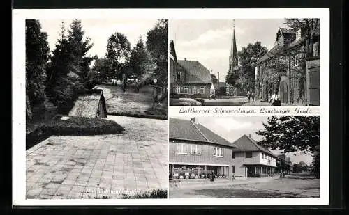 AK Schneverdingen, Heideblütenfestplatz, Ortsansichten