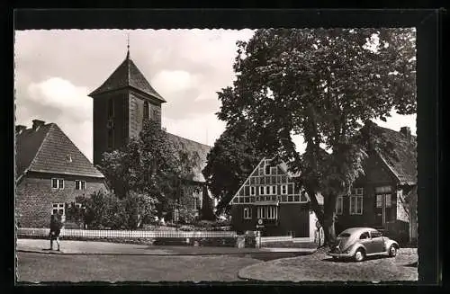 AK Preetz, Stadtkirche und Altersheim