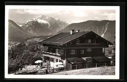 AK Berchtesgaden, Hotel Landhaus Lindenheim
