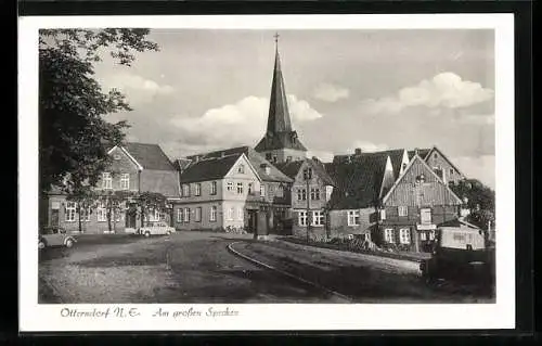 AK Otterndorf /N. E., Strassenpartie am grossen Specken