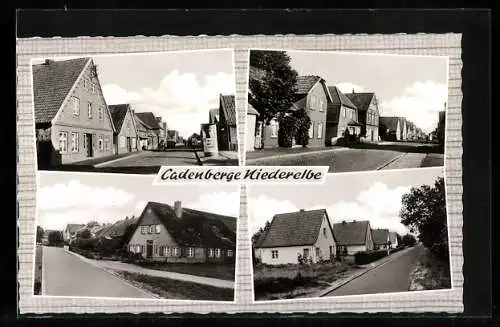 AK Cadenberge /Niederelbe, Strassenansichten aus dem Ort