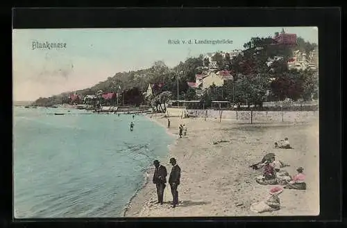 AK Hamburg-Blankenese, Blick von der Landungsbrücke