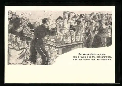 AK Düsseldorf, Rheinische Briefmarken-Ausstellung Juni 1936, Der Ausstellungsstempel, Ganzsache