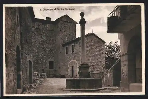 AK Gourdon /A.-M., La Fontaine