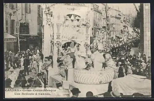 AK Cannes, Corso Carnavalesque, Une Redoute à Cannes