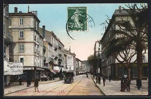 AK Cannes, La Rue Félix-Faure