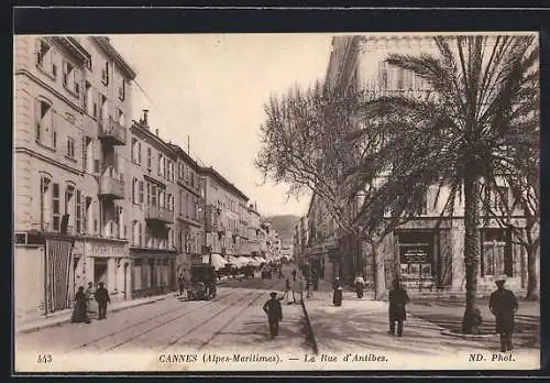 AK Cannes /Alpes-Maritimes, La Rue d`Antibes