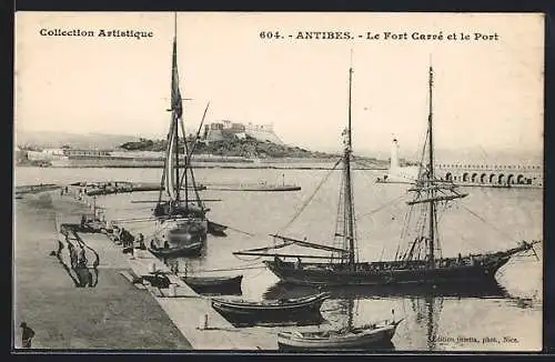 AK Antibes, Le Fort Carré et le Port
