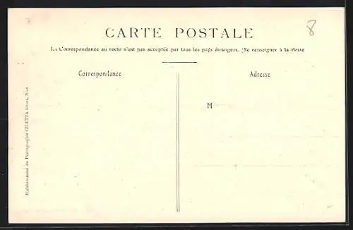 AK Gillette, Vallée du Var et de l`Esteron et Ruines du Vieux Château, un homme