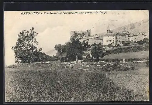 AK Gréolière, Vue générale