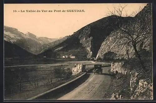 AK Gueydan, La Vallée du Var au Pont