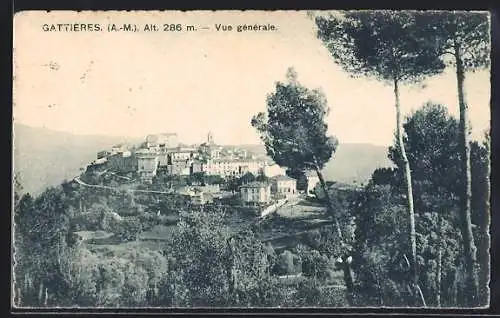 AK Gattières /Alpes-Maritimes, Vue Générale