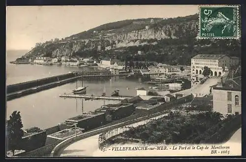 AK Villefranche-sur-Mer, Le Port et le Cap de Montboron