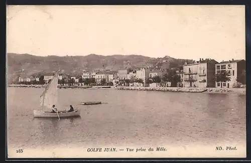 AK Golfe-Juan, Vue prise du Mole