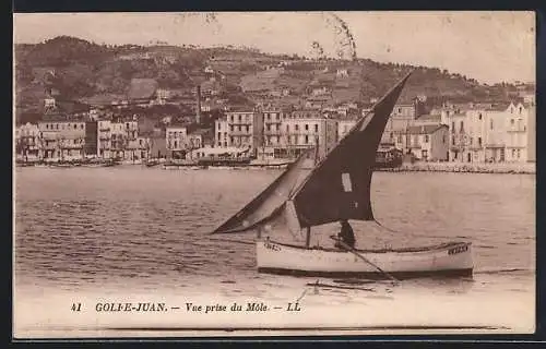 AK Golfe-Juan, Vue prise du Mole