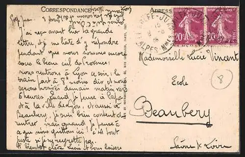 AK Golfe-Juan, Vue prise du Mole