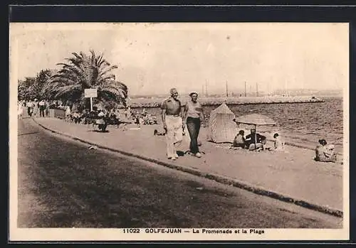 AK Golfe-Juan, La Promenade et la Plage