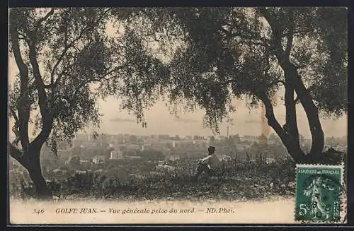 AK Golfe-Juan, Vue generale prise du nord