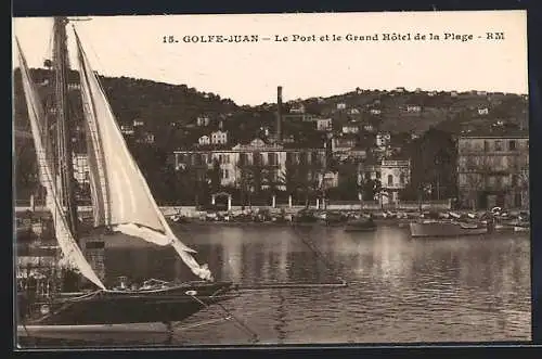 AK Golfe-Juan, Le Port et le Grand Hotel de la Plage