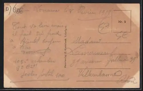 AK Falkenberg i. Lothr., Restaurant Strassburger Hof an der Bahnhofstrasse