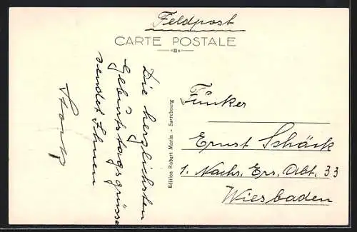 AK Heming /Moselle, Vue d`ensemble sur les Cimenteries