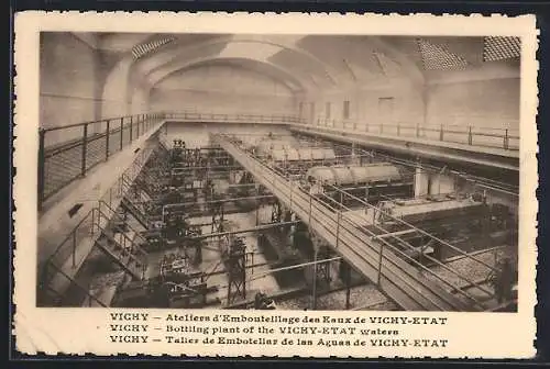 AK Vichy, Ateliers d`Embouteillage des Eaux de Vichy-Etat, Wasserflaschenbefüllung