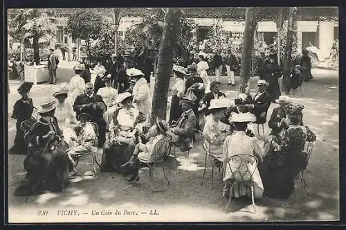 AK Vichy, Un coin du Parc